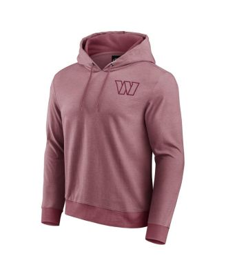 Men's Burgundy Washington Commanders Tonal Knit Pullover Hoodie
