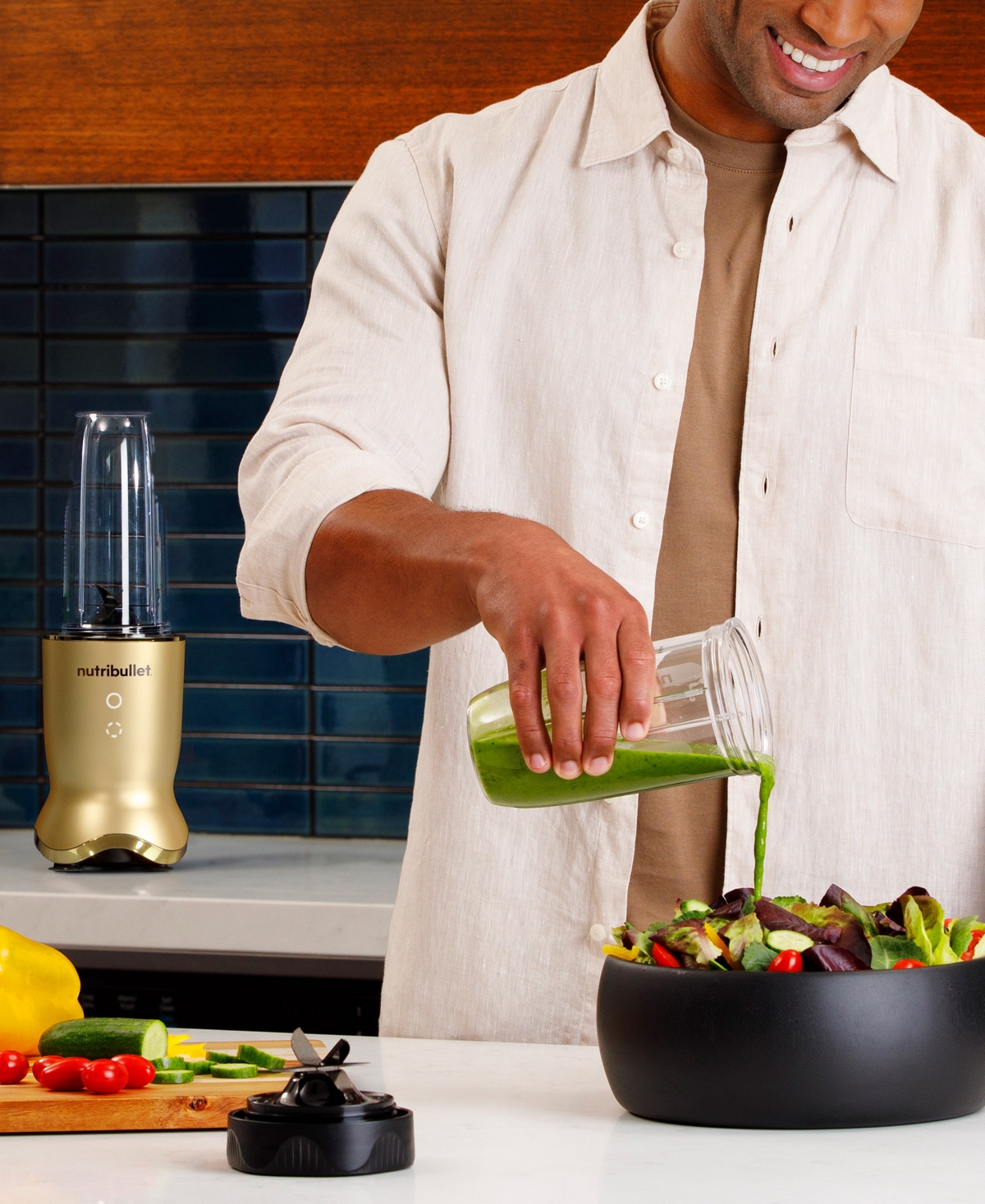 Nutribullet Ultra 1200-watt Single-serve Blender In Brass