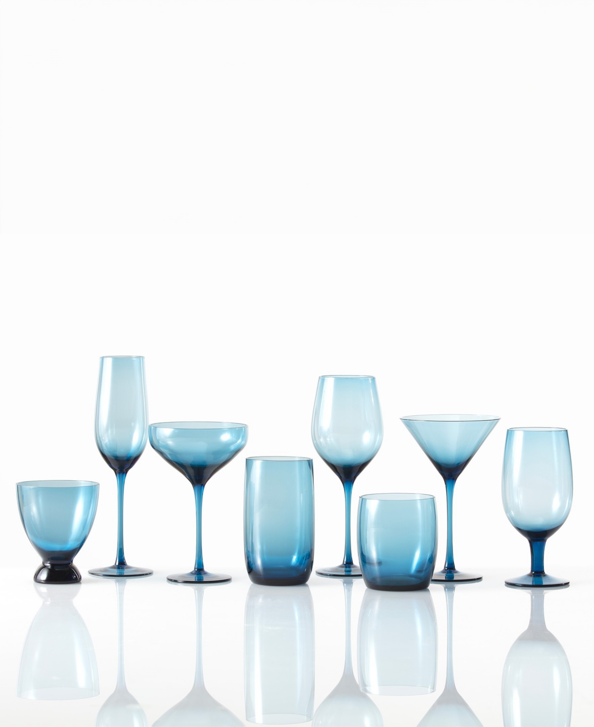 Fortessa Gala Ice Beverage Glasses, Set Of 4 In Cornflower