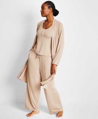 State of Day - Women's Pointelle Long Open-Front Wrap