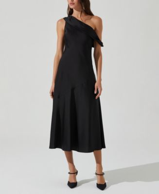 dark purple off shoulder dress La Femme Dress 30498