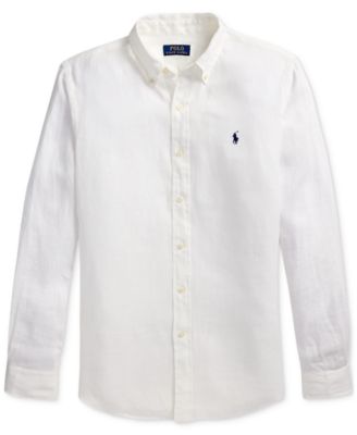 Men's Classic Fit Linen Shirt	