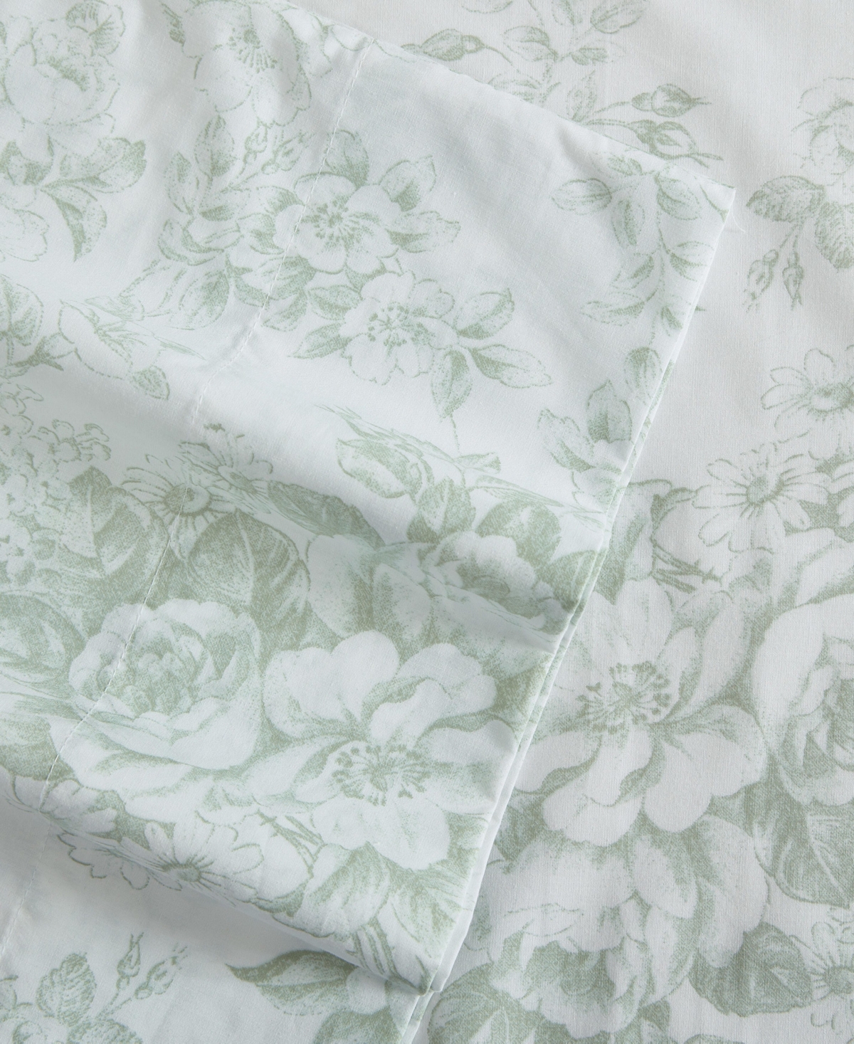 Laura Ashley 200-thread Cotton 4 -pc. Sheet Set, Full In Toile Delight