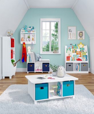 Kids Bookrack with Three Cubbies