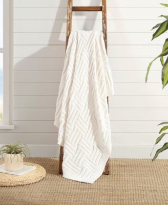 Chain Basket Knit Throw, 60&amp;quot; X 50&amp;quot;