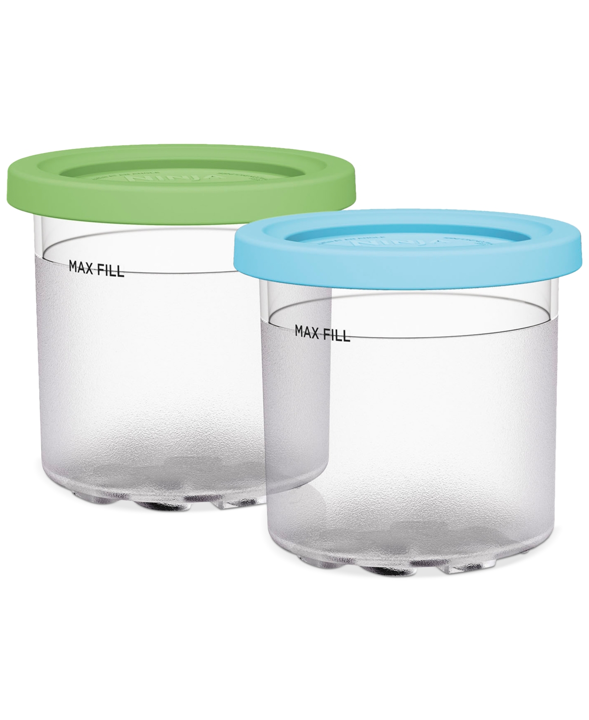 CREAMi Pint Containers with Colored Lids, Set of 2 - Assorted Colors