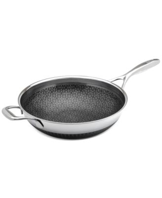 DiamondClad™ 7-Pc. Hybrid Nonstick Stainless Steel Frypan and Wok Set