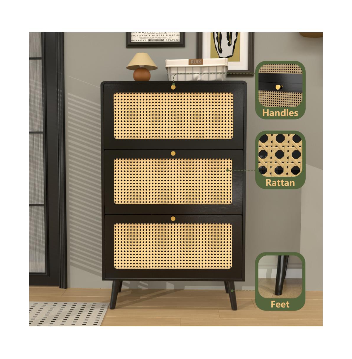 Slickblue Shoe Storage Organizer for Entryway, Closet, or Bedroom Organization