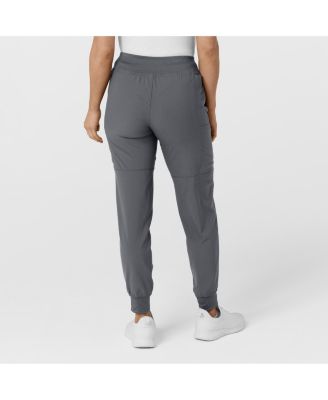 Plus Size W123 Comfort Waist Cargo Jogger Scrub Pant