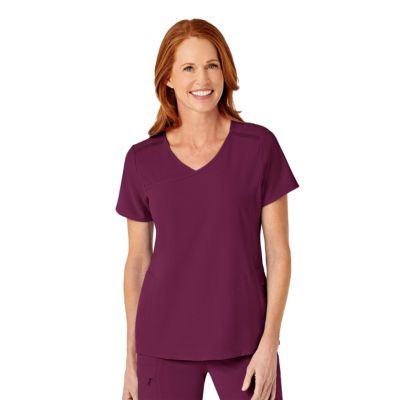 RENEW Women's Mock Wrap Scrub Top