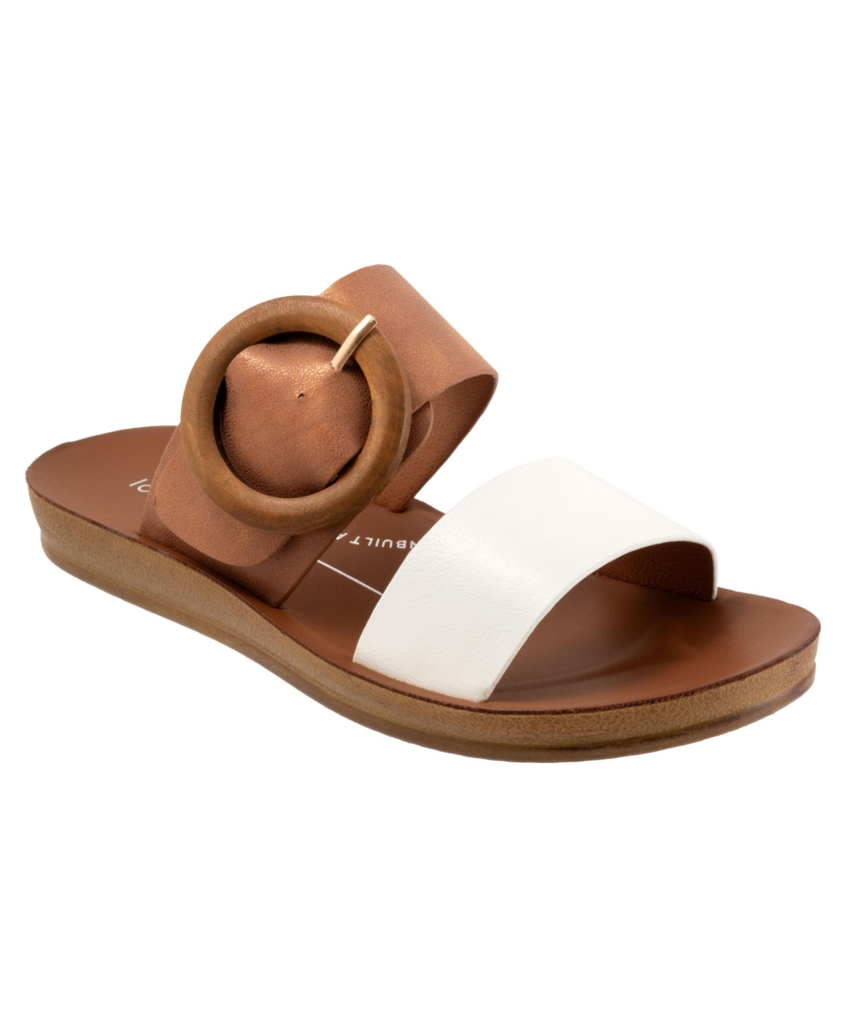 Damani Sandal - White/bronze