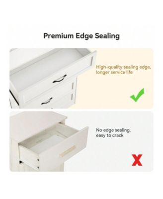 Modern 5 Drawers Dresser, Chest Of Drawers Closet Organizers And Storage Clothes, Modern Dressers For Closet Living Room, Kids Bedroom (5 Drawers Dresser)