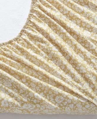 Laura Ashley 200-Thread Count Cotton Percale 3 -Pc. Sheet Set, Twin