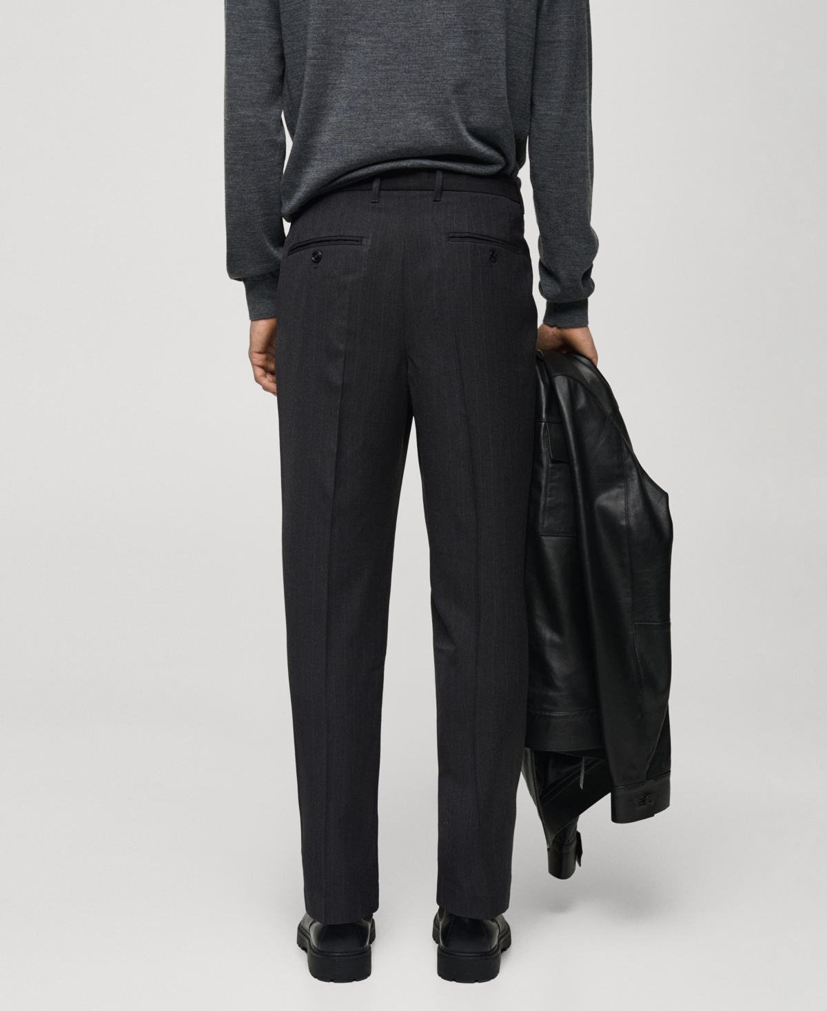 Mango Men's Pleated Pants