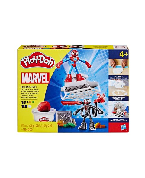 Детские фигурки Play-Doh Marvel Spider-Man Launch Slice Battle