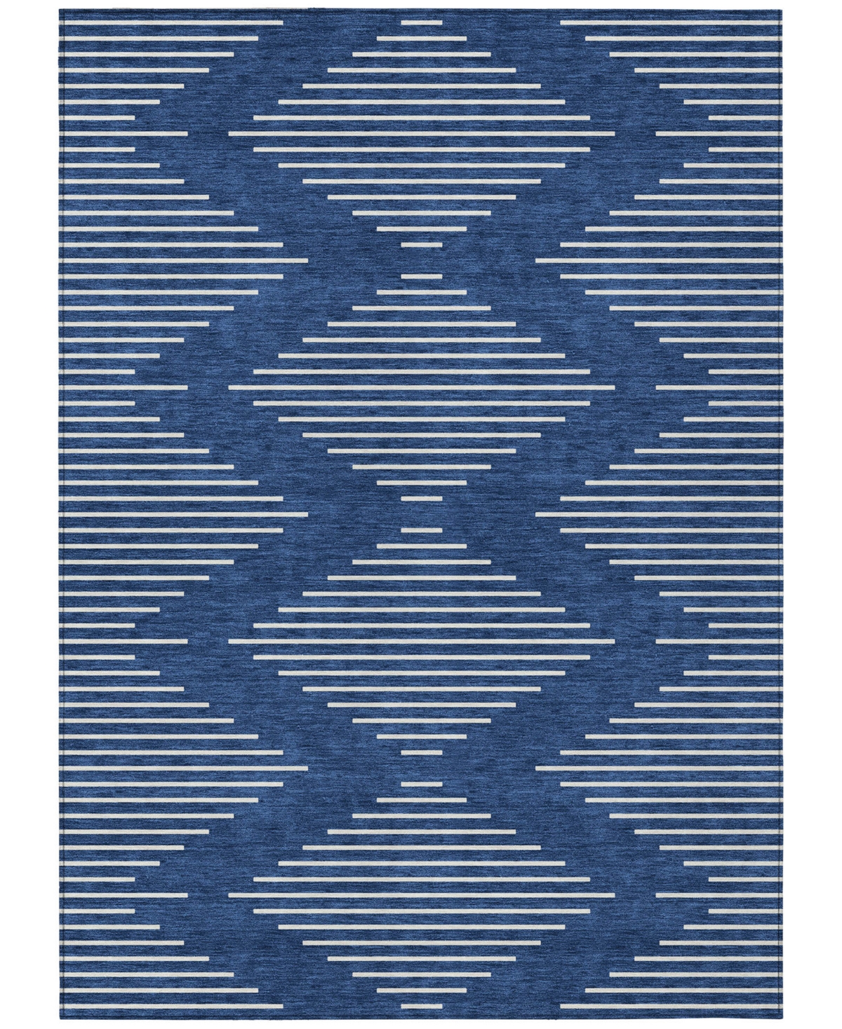 Addison Chantille Machine Washable Acn1016 9'x12' Area Rug In Navy