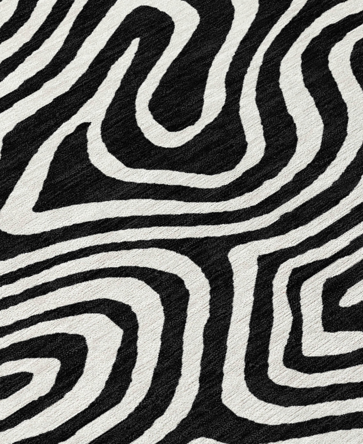 Addison Chantille Machine Washable Acn1020 5'x7'6''area Rug In Black