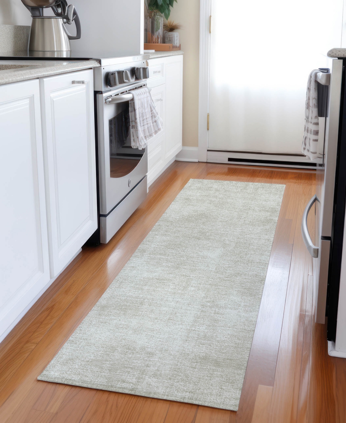 Addison Chantille Machine Washable Acn1018 2'3''x7'6'' Runner Area Rug In Beige