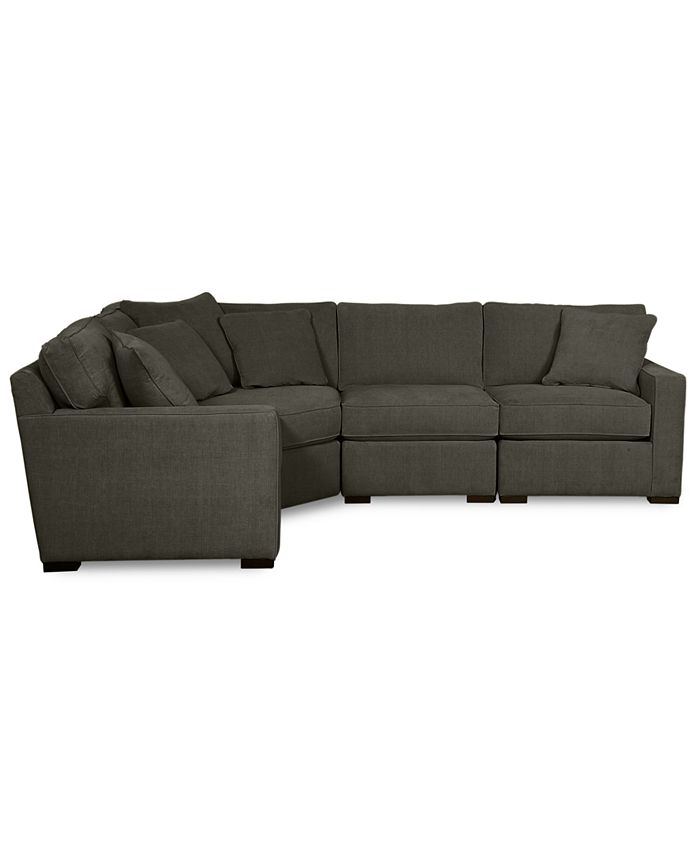 Furniture - Radley Fabric 4-Piece Sectional Sofa
