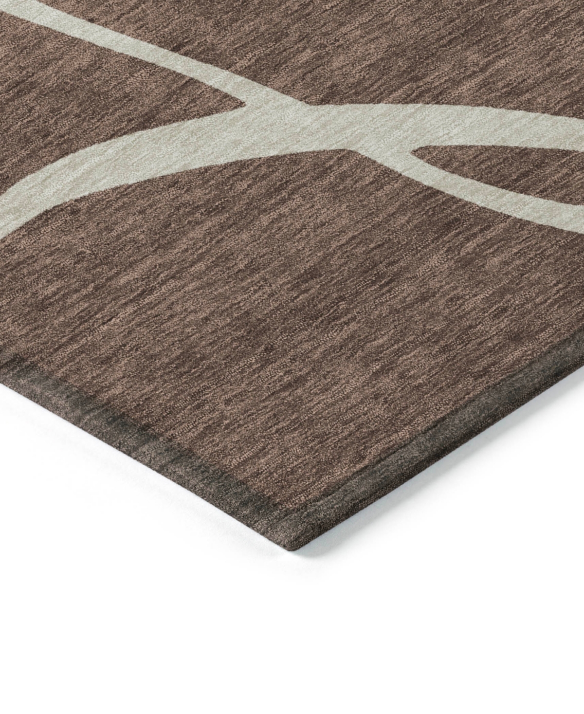 Addison Chantille Machine Washable Acn999 8'x10' Area Rug In Brown