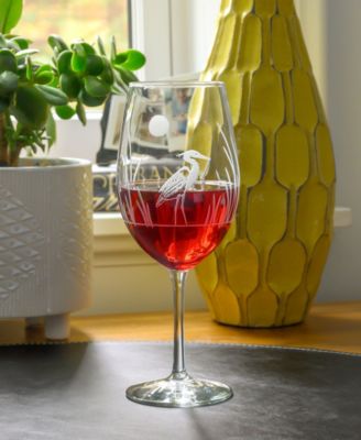 Rolf Glass Heron Set of 4 Glasses Collection