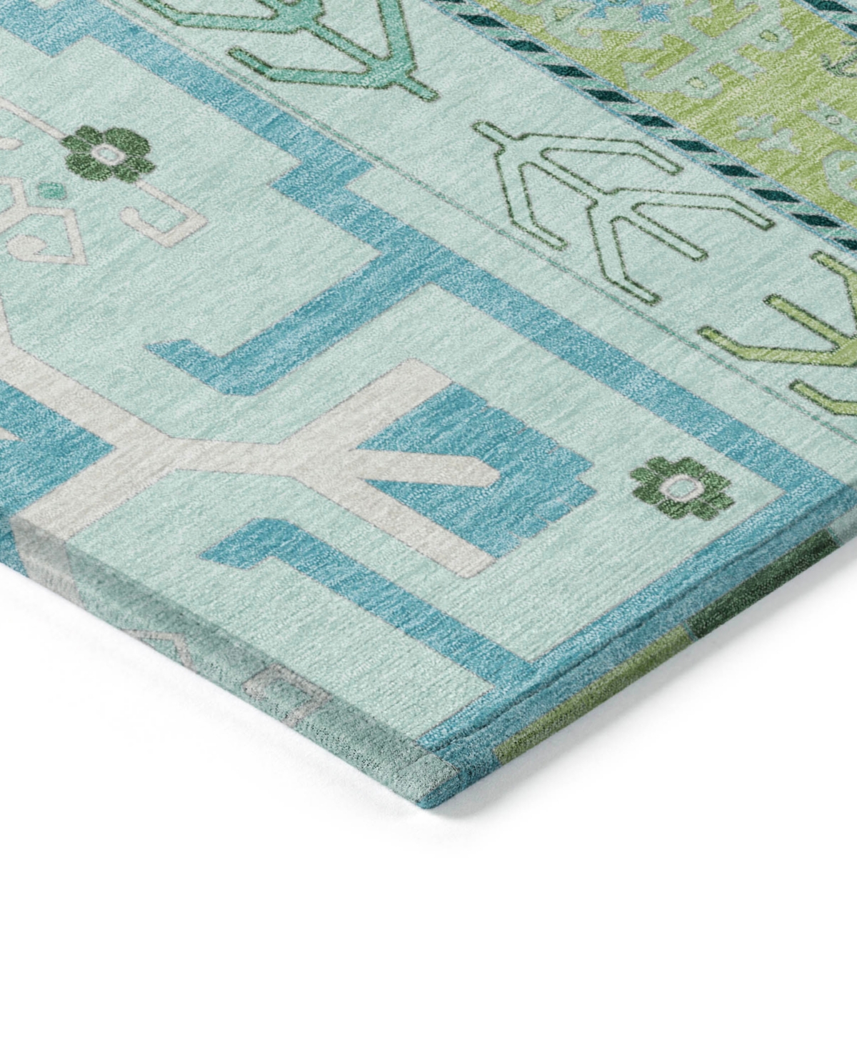 Addison Chantille Machine Washable Acn1015 10'x14' Area Rug In Mint