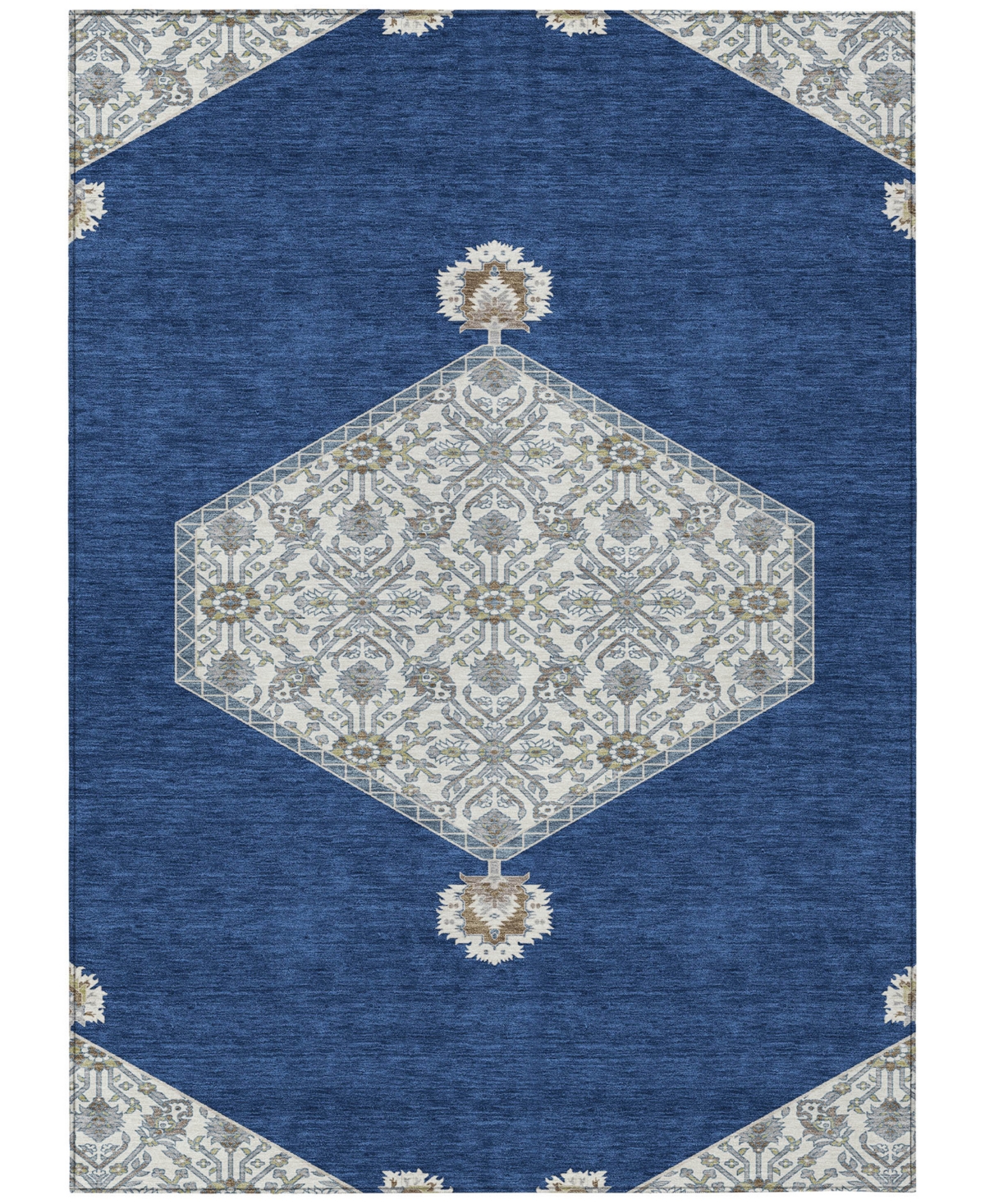 Addison Chantille Machine Washable Acn1011 10'x14' Area Rug In Navy