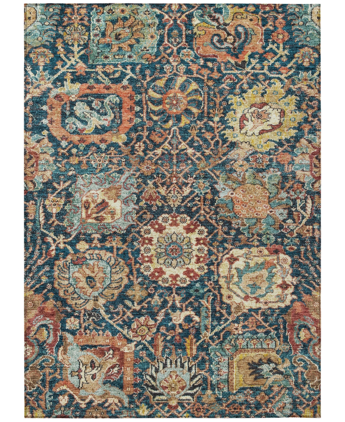 Addison Chantille Machine Washable Acn1101 8'x10' Area Rug In Navy