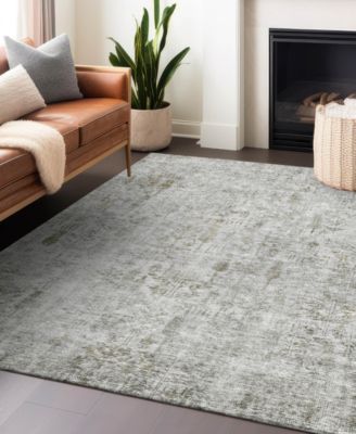 Addison Chantille Machine Washable Acn1092 Rug Collection In Silver