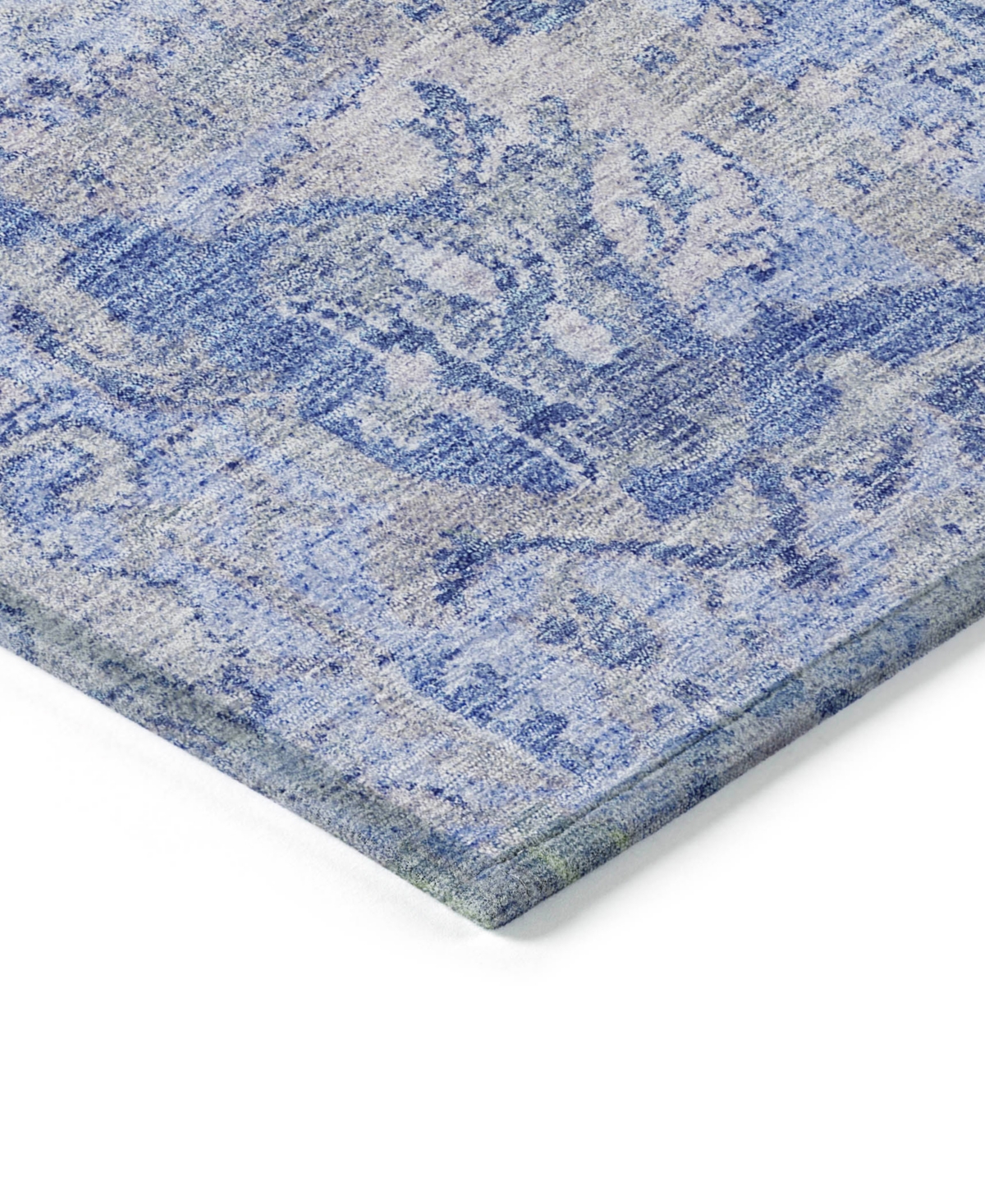 Addison Chantille Machine Washable Acn1102 5'x7'6" Area Rug In Mist
