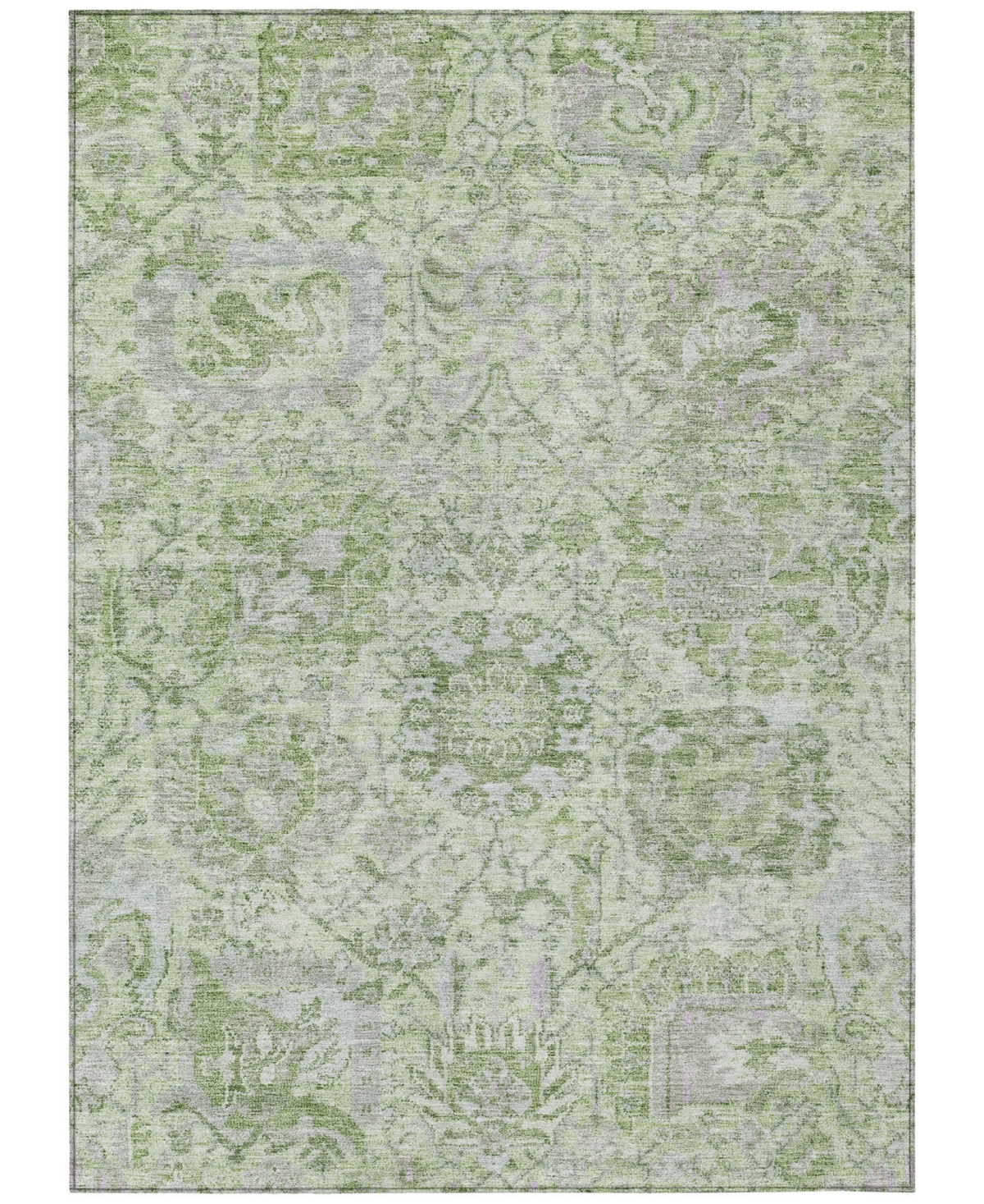 Addison Chantille Machine Washable Acn1102 3'x5' Area Rug In Mint