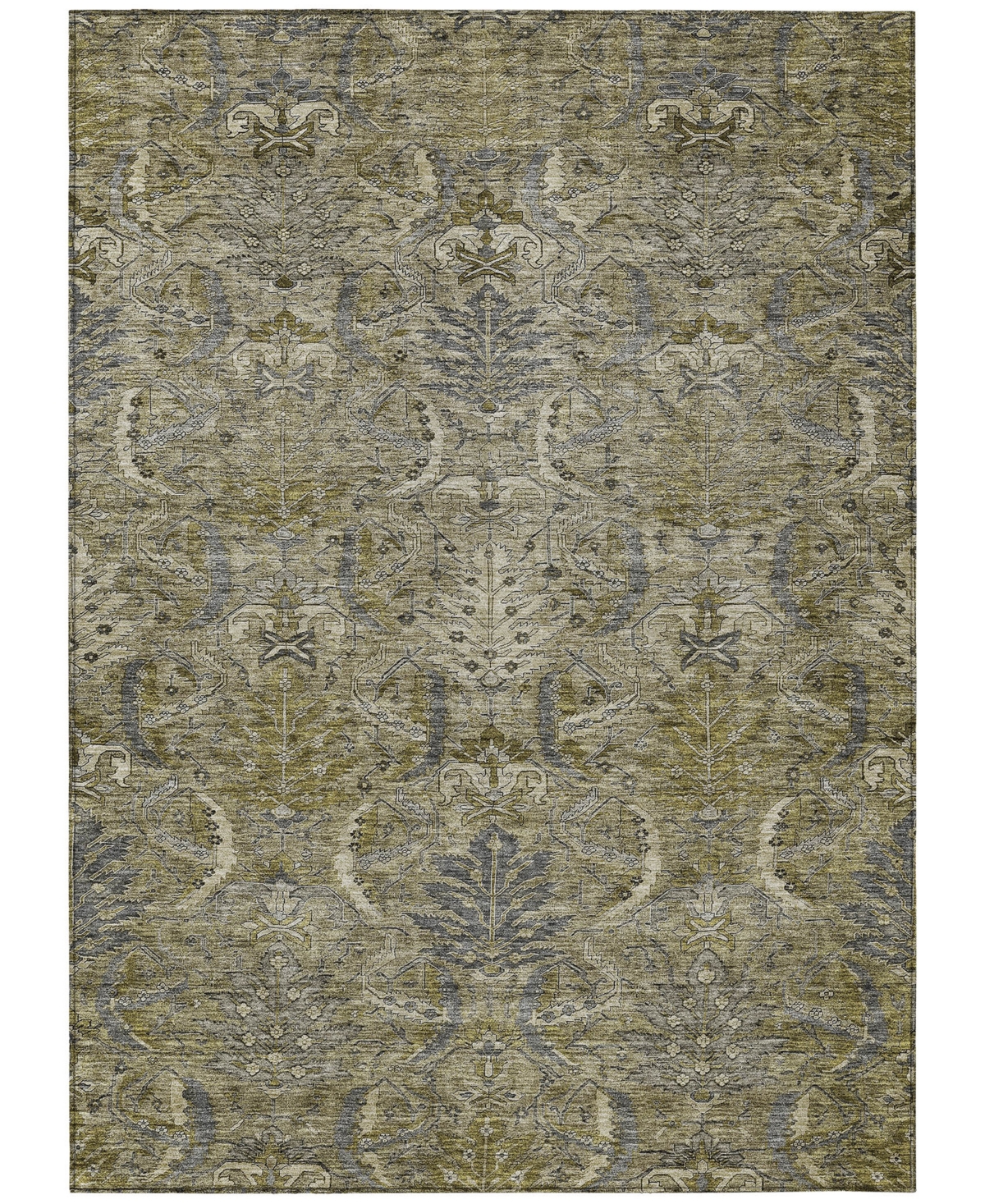 Addison Chantille Machine Washable Acn1082 3'x5' Area Rug In Taupe