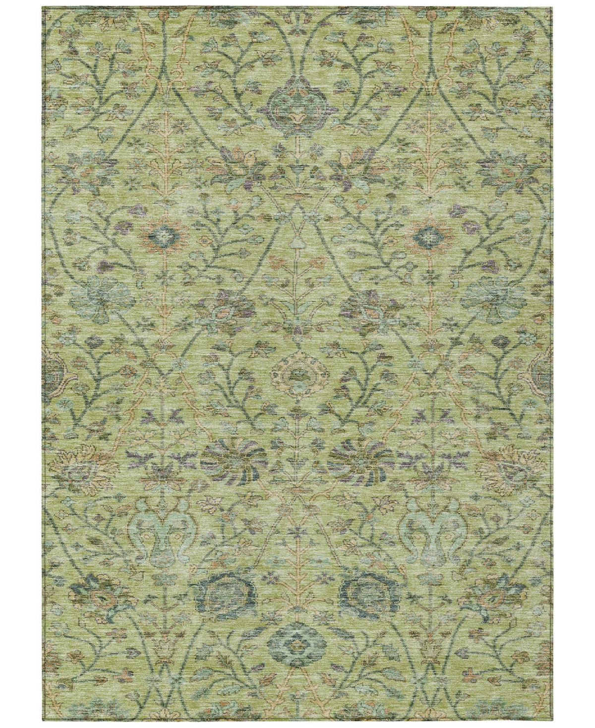 Addison Chantille Machine Washable Acn1087 2'6"x3'10" Area Rug In Mint