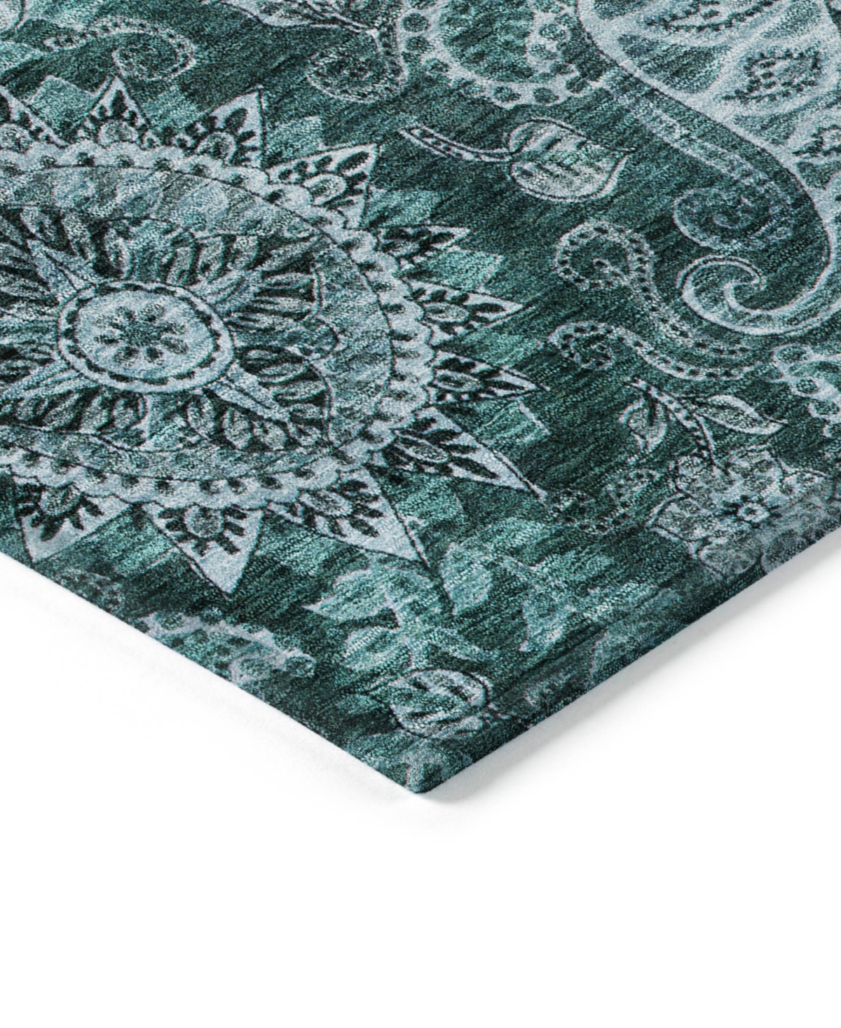 Addison Chantille Machine Washable Acn1078 2'3"x7'6" Runner Area Rug In Teal