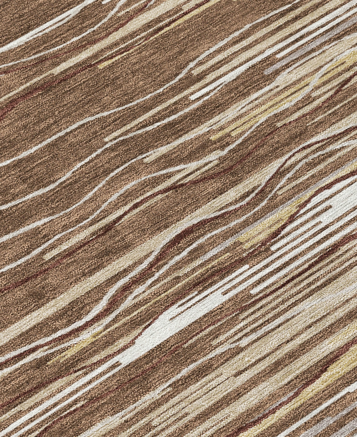Addison Chantille Machine Washable Acn996 8'x10' Area Rug In Brown