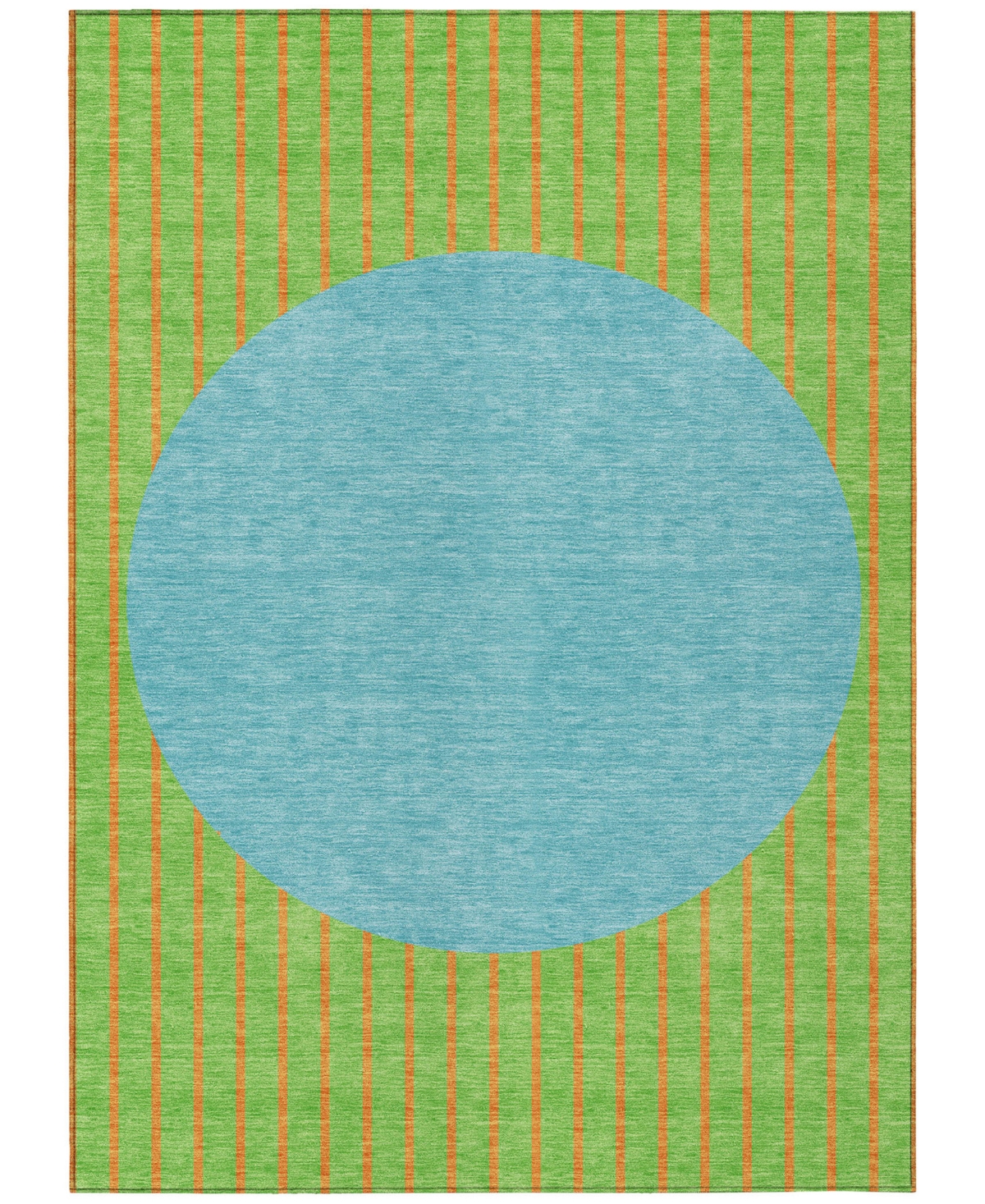 Shop Addison Chantille Machine Washable Acn994 5'x7'6" Area Rug In Lime