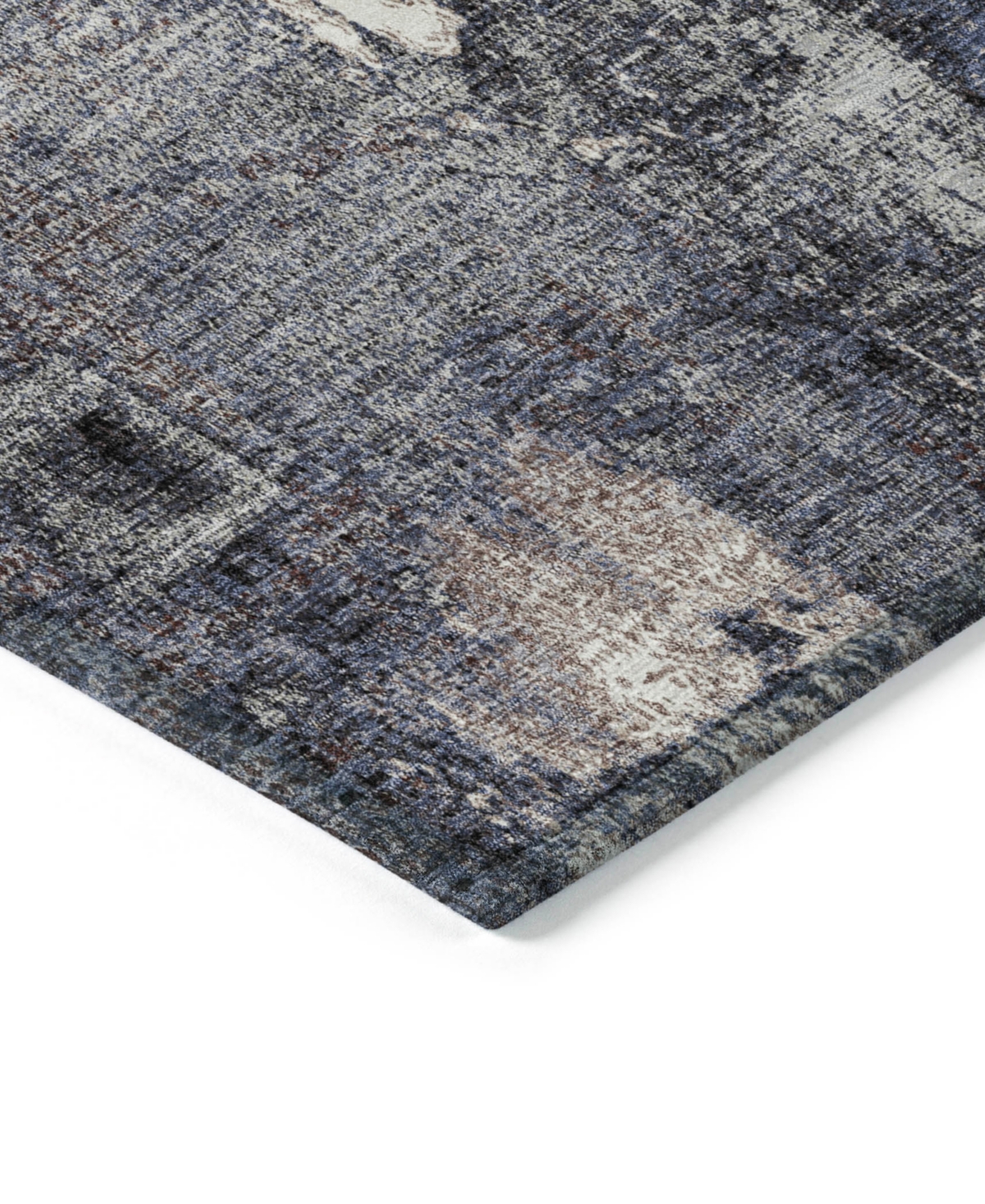 Addison Chantille Machine Washable Acn989 5'x7'6" Area Rug In Charcoal