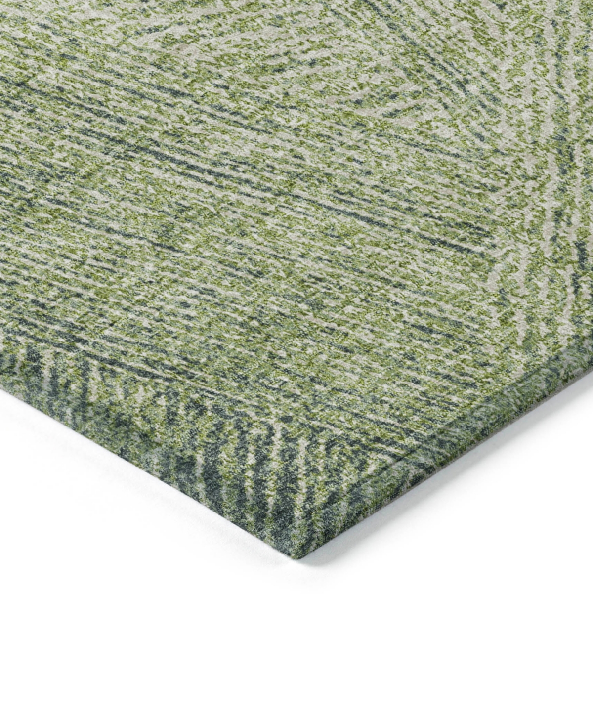 Addison Chantille Machine Washable Acn991 5'x7'6" Area Rug In Grass