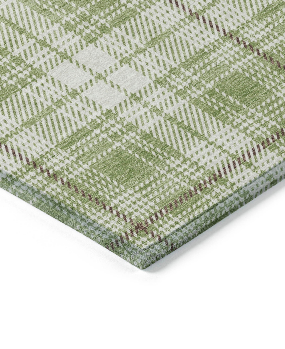 Addison Chantille Machine Washable Acn993 2'3"x7'6" Runner Area Rug In Grass