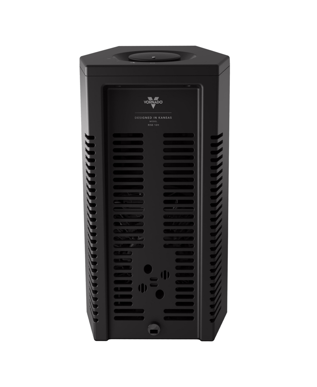 Vornado 12" Rise Tower Space Heater 12h In Black