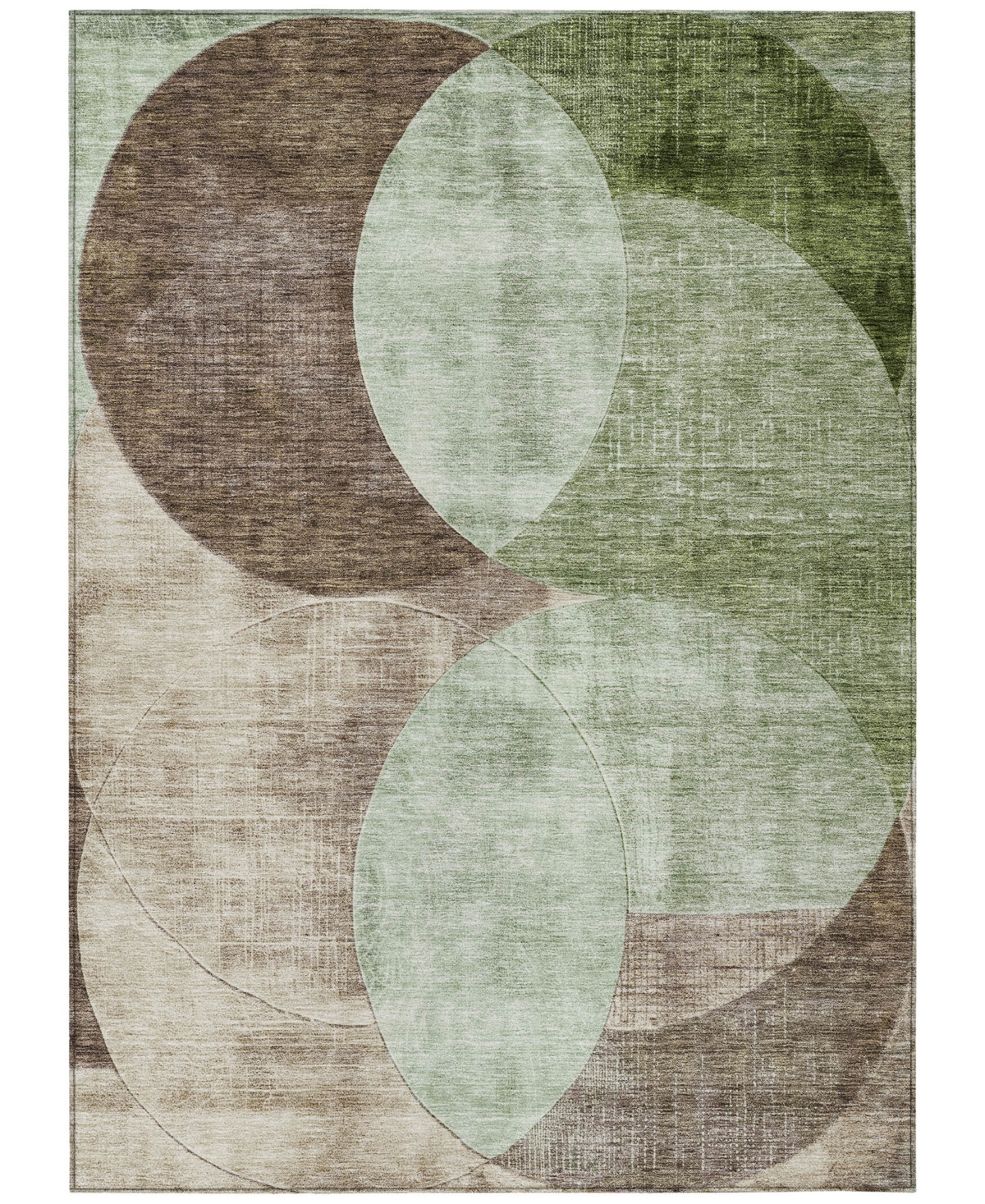 Addison Chantille Machine Washable Acn1140 8'x10' Area Rug In Grass