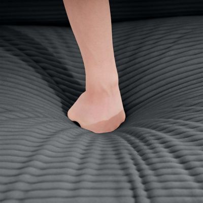 Modern Fabric Living Room Sofa with 4 Pillows Upholstered Large Deep Seating Loveseat, Grey Corduroy