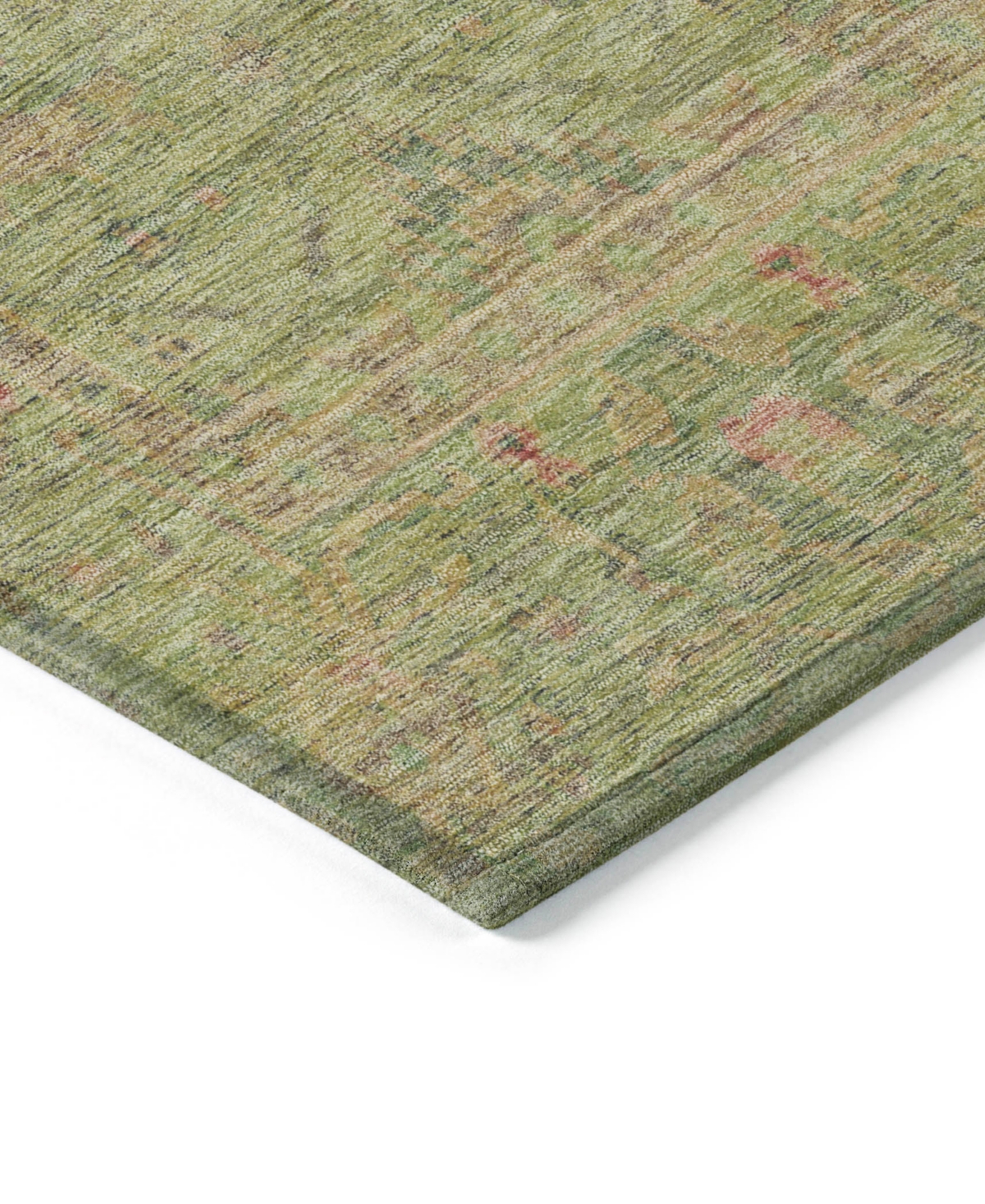 Addison Chantille Machine Washable Acn1136 9'x12' Area Rug In Grass