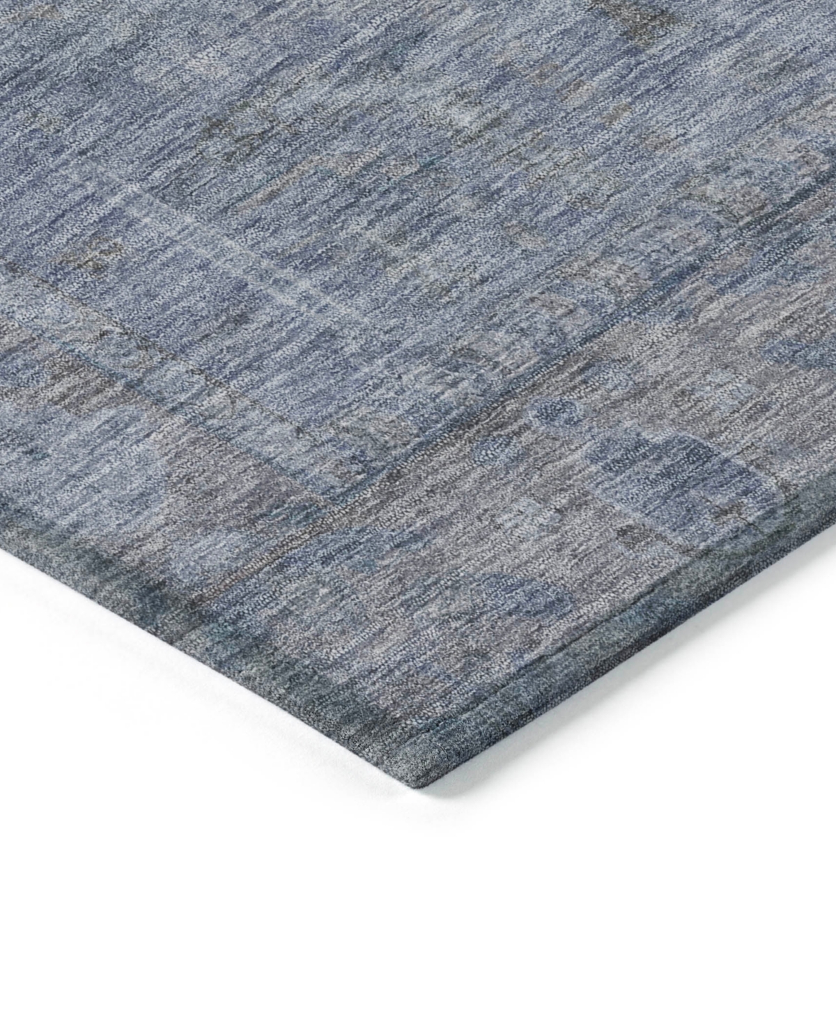 Addison Chantille Machine Washable Acn1135 9'x12' Area Rug In Denim