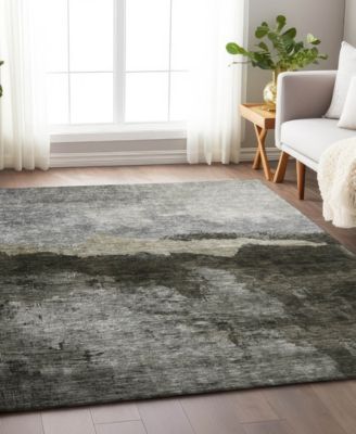 Addison Chantille Machine Washable Acn1069 Rug Collection In Chocolate