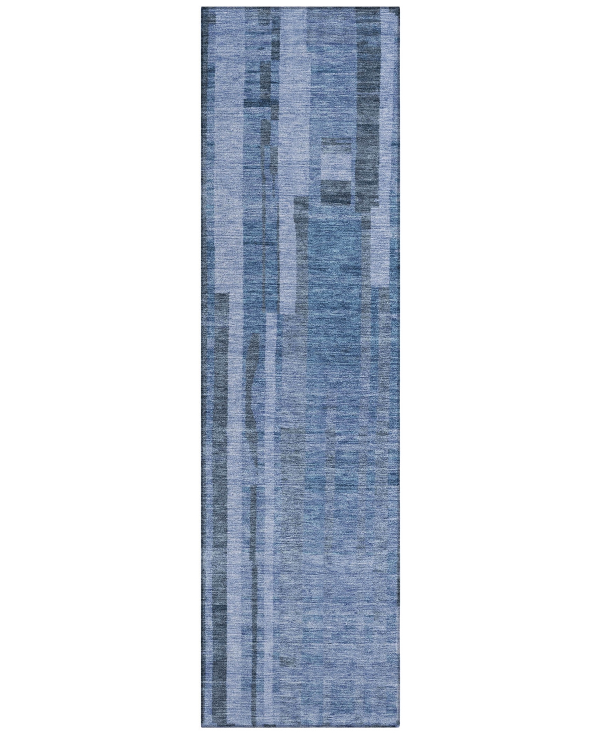 Addison Chantille Mahine Washable Acn1063 2'3"x7'6" Runner Area Rug In Navy