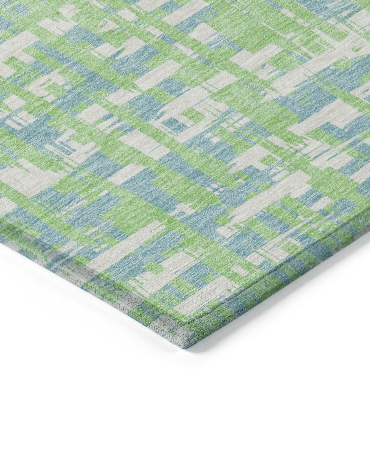 Addison Chantille Machine Washable Acn1060 2'3"x7'6" Runner Area Rug In Mint