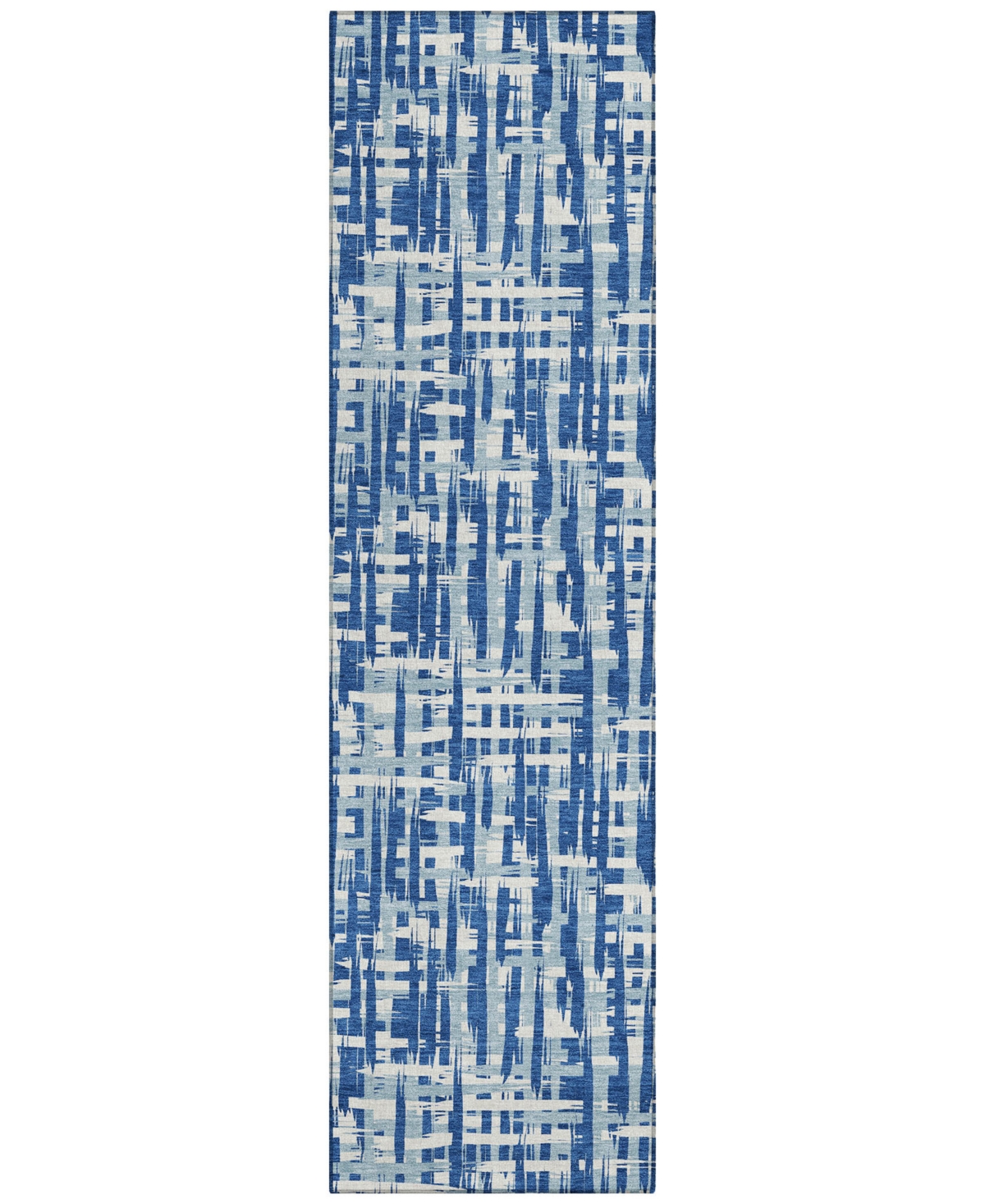 Addison Chantille Mahine Washable Acn1059 2'3"x7'6" Runner Area Rug In Blue