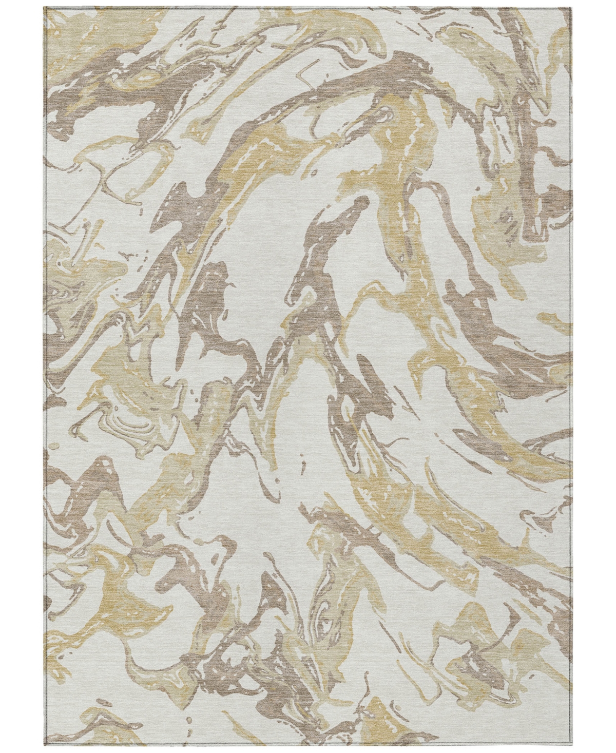 Addison Chantille Mahine Washable Acn1035 5'x7'6" Area Rug In Ivory