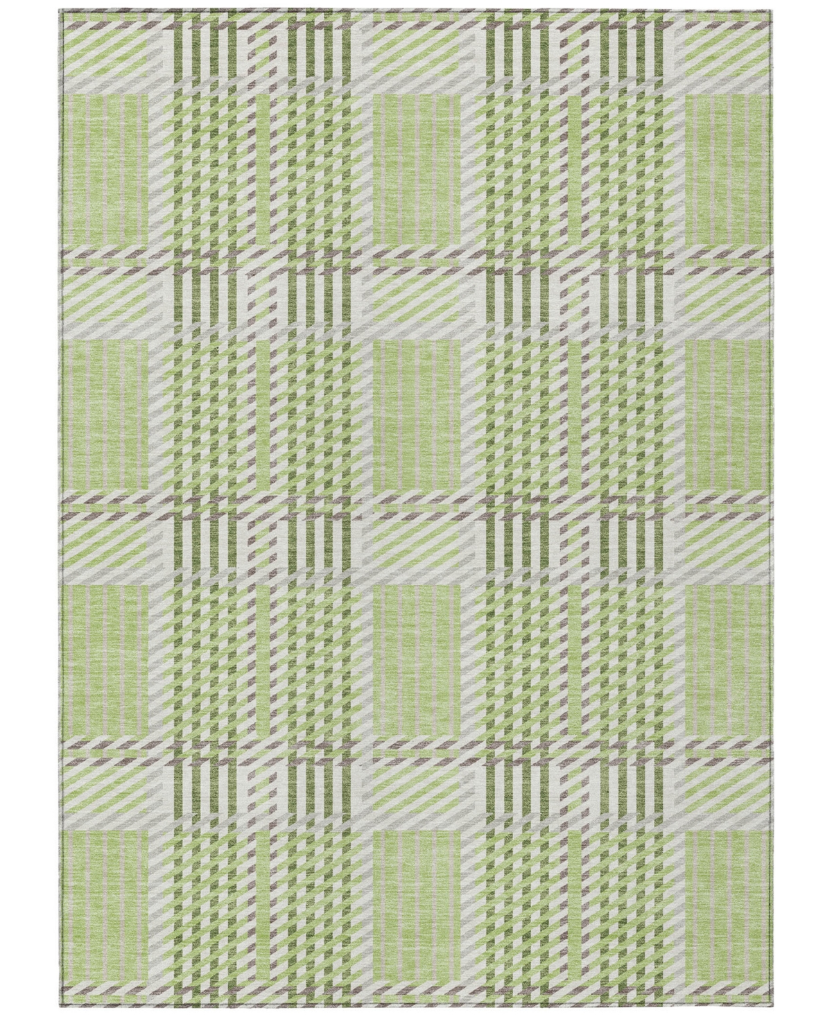 Addison Chantille Mahine Washable Acn1000 8'x10' Area Rug In Grass